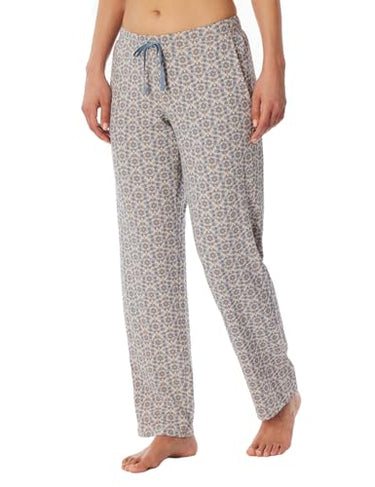 Schiesser Damen Schlafhose lang Baumwolle-Mix + Relax Pyjamaunterteil, Multicolor 2_182102, 40 im Sale
